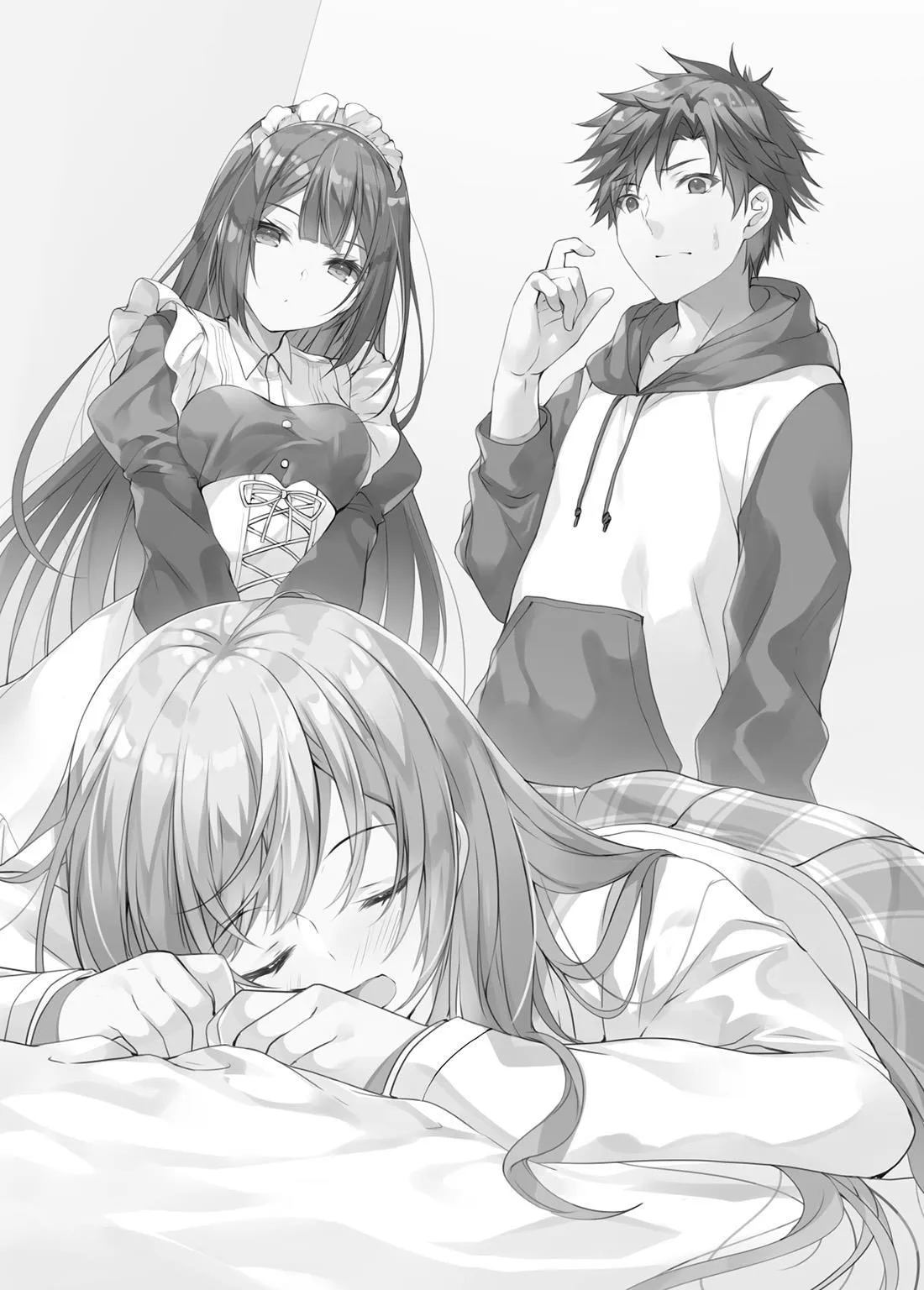 Saijo no Osewa - Takane no Hana Darakena Meimon Kou de, Gakuin Ichi no Ojou-sama (Seikatsu Noryoku Kaimu) wo Kagenagara Osewa suru Koto ni Narimashita – Tome 1 – Illustration 2