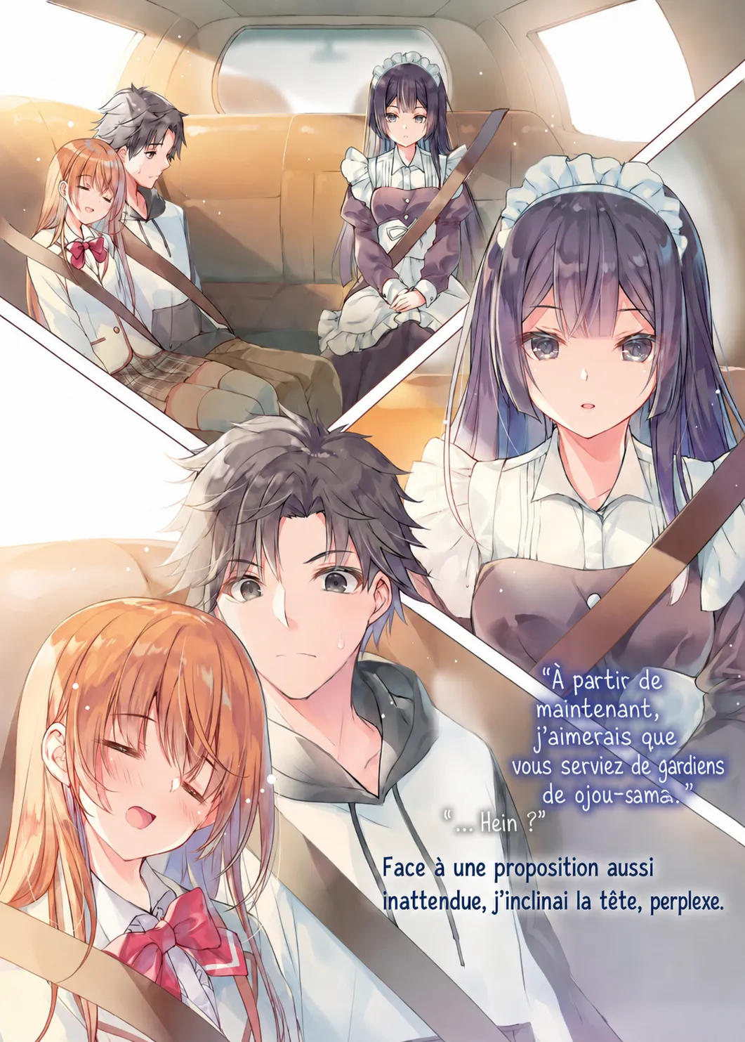 Saijo no Osewa - Takane no Hana Darakena Meimon Kou de, Gakuin Ichi no Ojou-sama (Seikatsu Noryoku Kaimu) wo Kagenagara Osewa suru Koto ni Narimashita – Tome 1 – Illustration couleur 1